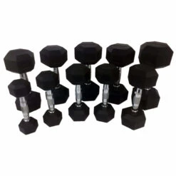 Tunturi Rubber Dumbbells Set